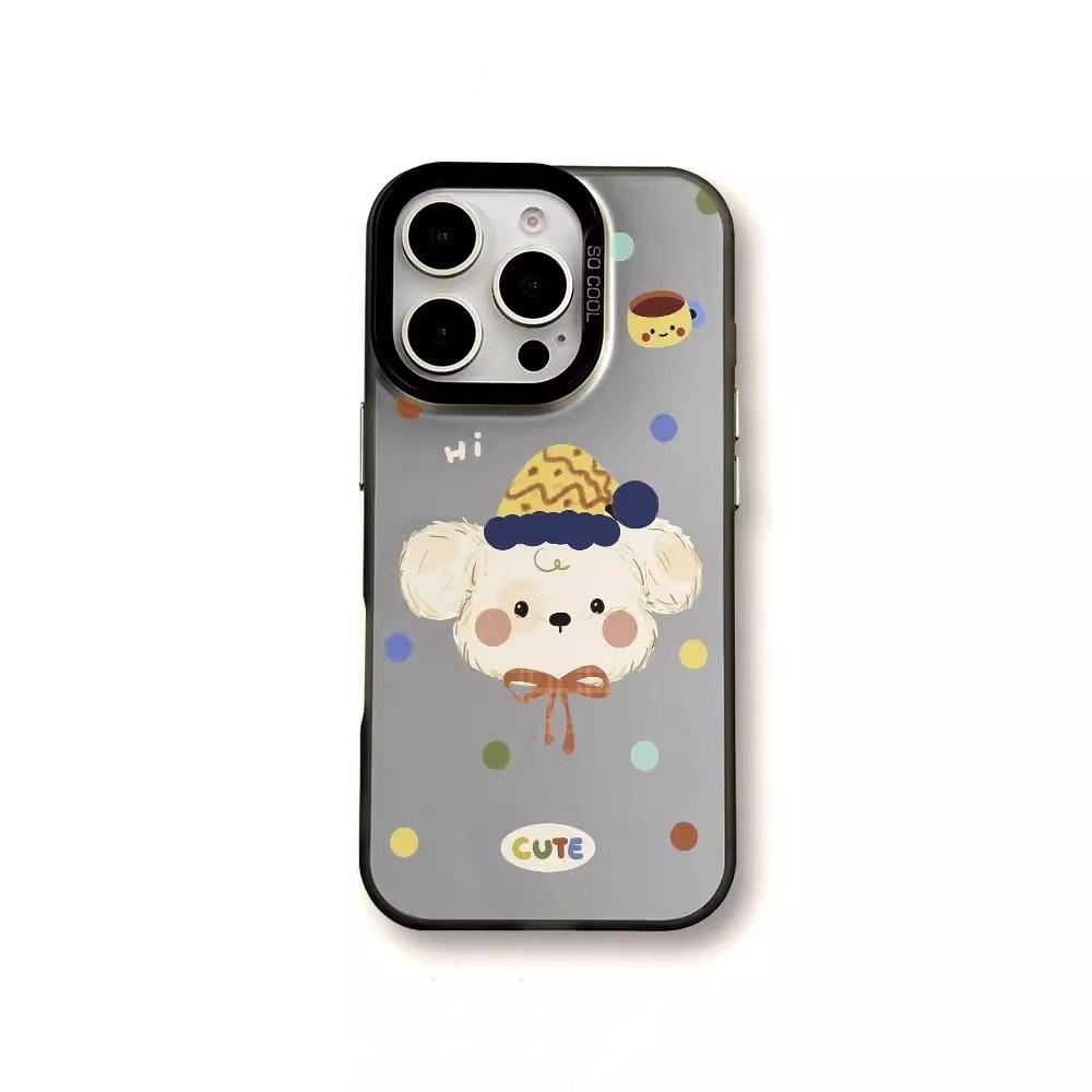 

Nightcap Coffee Dog for Apple 16promax Mobile Phone Case for IPhone14pro New Model 13promax Creative For Apple 6