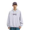 Li Ning Badfive Series Letter Print Pattern Hooded Loose Sweatshirt Unisex Sweatshirt Light-Floral-Gray AWDSD37-2