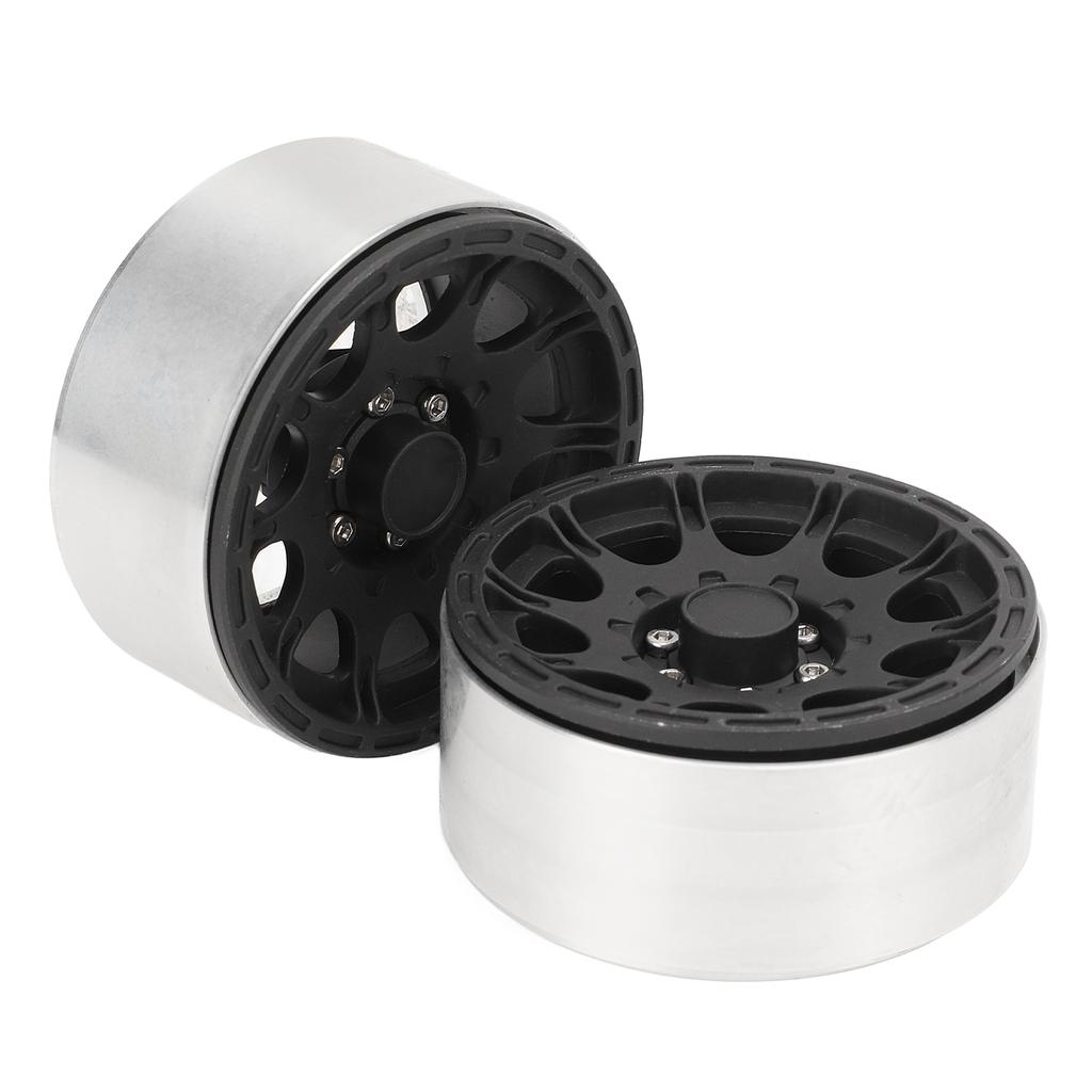 2Pcs 1.9 Inch Wheel Hub Aluminum Alloy Beadlock Wheels Hubs for Scx10 RC Car