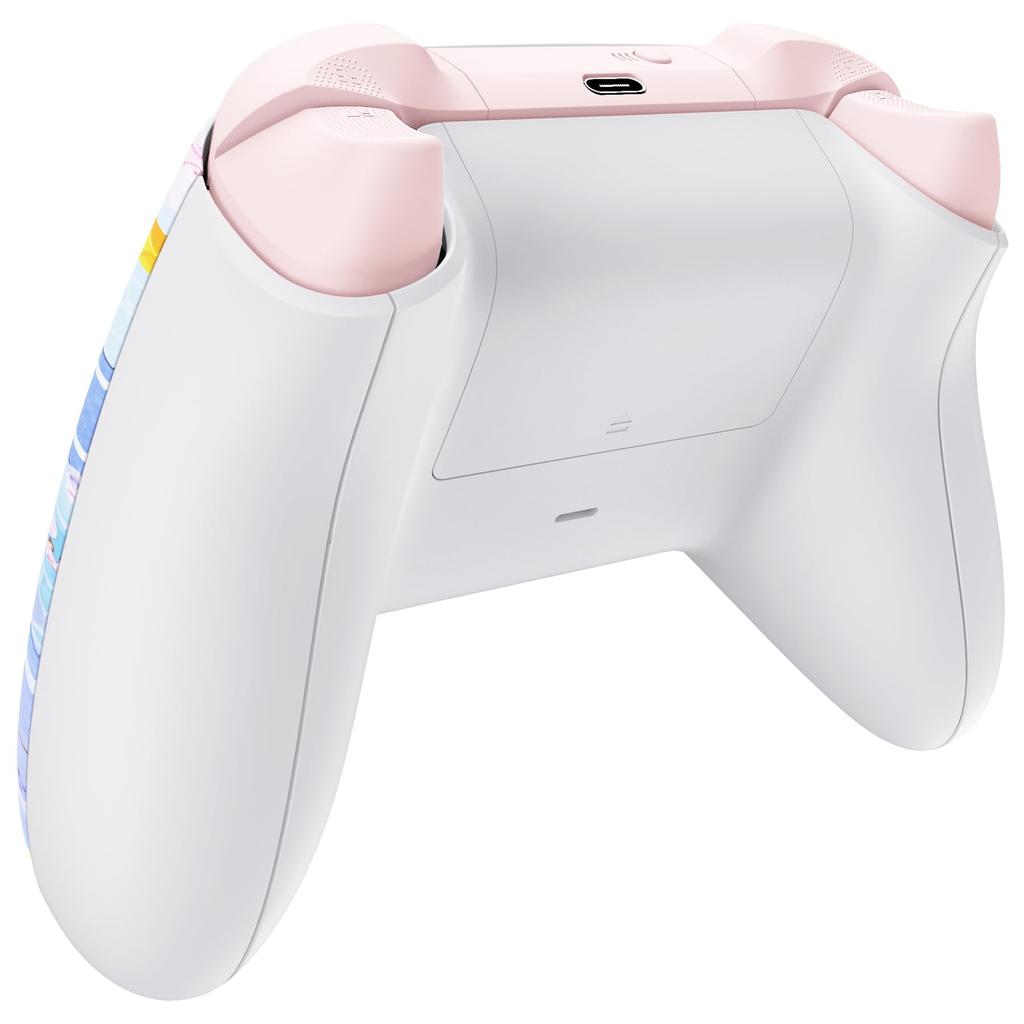 eXtremeRate Full Shell Button Set for Xbox Series X S Replacement Side Rail Grip Front Backplate Cover for Xbox Core Wireless Controller Not &