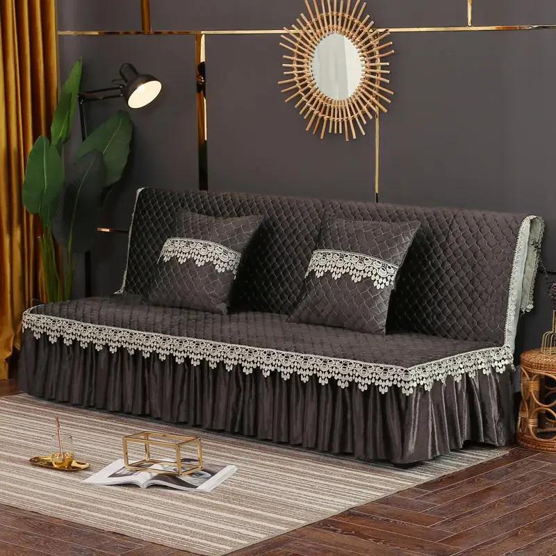 Slipcovers Prevent Cat Scratching Living Room Sectional Corner L-Shapechair Protector Couch Cover 1/2/3/4/5 Seater Elastic Sofa