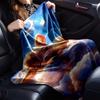 1pc Clouds Stars Blanket Lightweight Flannel Throw for Sofa Bed Travel Camping Livingroom Office Couch Chair