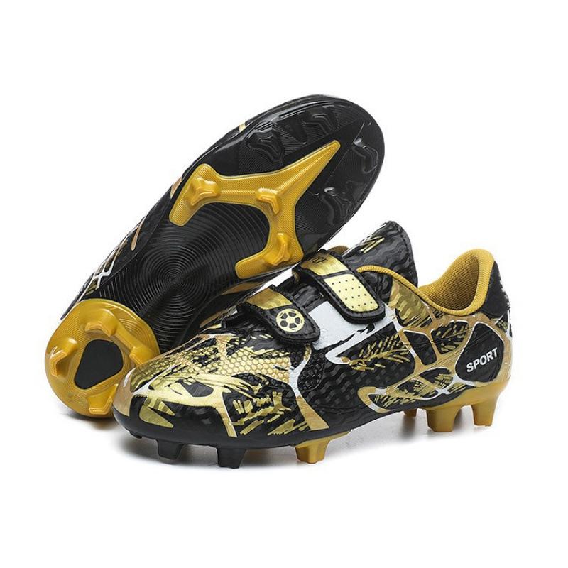 Foreign Trade Football Shoes Children's Youth Student Competition Training Shoes Boys and Girls Grinding Stickers Football Shoes