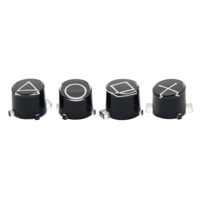כפתורי D-Pad ג'ויסטיק כיסויי אגודל סט כפתורי Abxy חלק חלופי לתיקון עבור בקר Ps5 אביזרים למשחקים