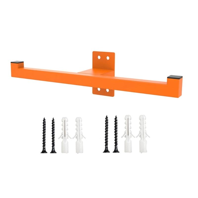 

Heavy Duty Wall Mount Trimmer Holder for Lawn Mowers Garden Tool and Outdoor Equipment Easy Installation Tool Hanger