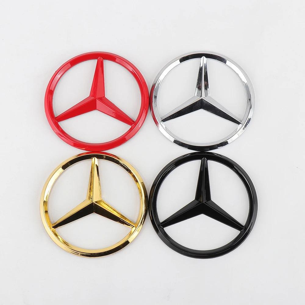 1PCS 70mm 3D Metal Car Engine Emblem Hood Decoration Sticker for Mercedes-Benz W204 W205 AMG Smart Fortwo W211 W212 W213 CLS CLA DL5