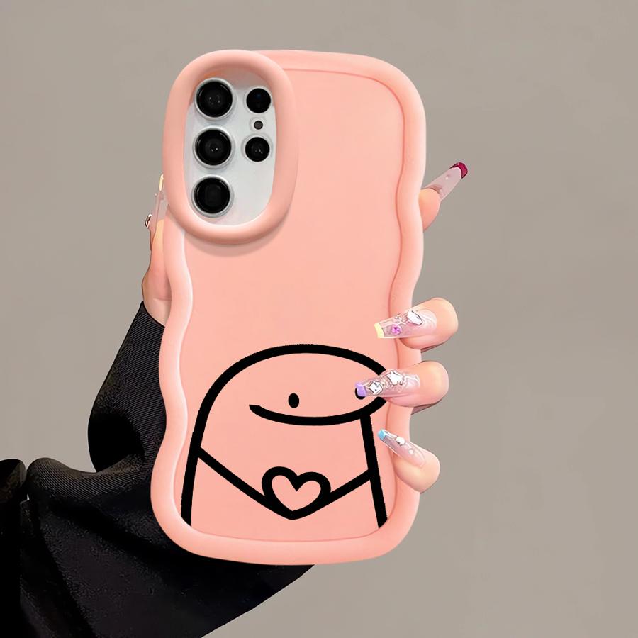 Funny Cartoon Soft Phone Cover Case for Samsung Galaxy S24 S22 Ultra S21 A25 S20 FE A26 S25 S23 Plus A54 A55 A35 A34 A36 A24