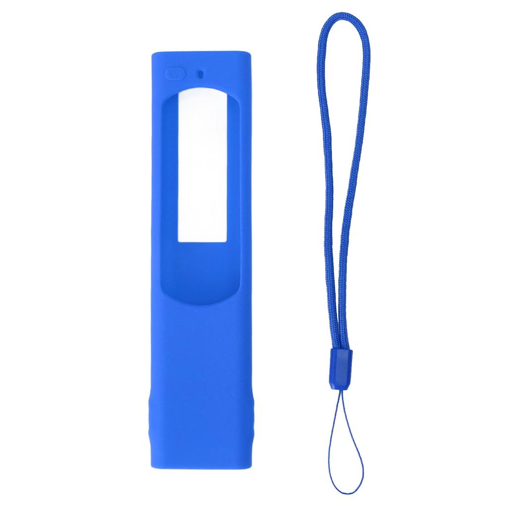 Remote Control Protective Case Silicone Cover Television Accessories with Hand Strap for TM 2180E Blue