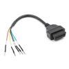 Universal Motorcycle OBD2 Diagnostic Cable K+CAN 16Pin Jumper Tester Extension Cable For Car Truck OBD 16 PIN Plug Jumper Wires
