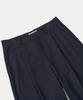 EXCONTAINER Classic One-Pleat Pinstripe Trousers (Navy)