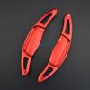 Aluminum Interior Steering Wheel Paddle Shifter Gear Shift Extension For Toyota Camry Avalon Corolla Red