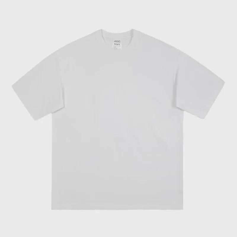 Unisex Heavyweight Khaki Cotton Drop Shoulder Short-Sleeve T-Shirt