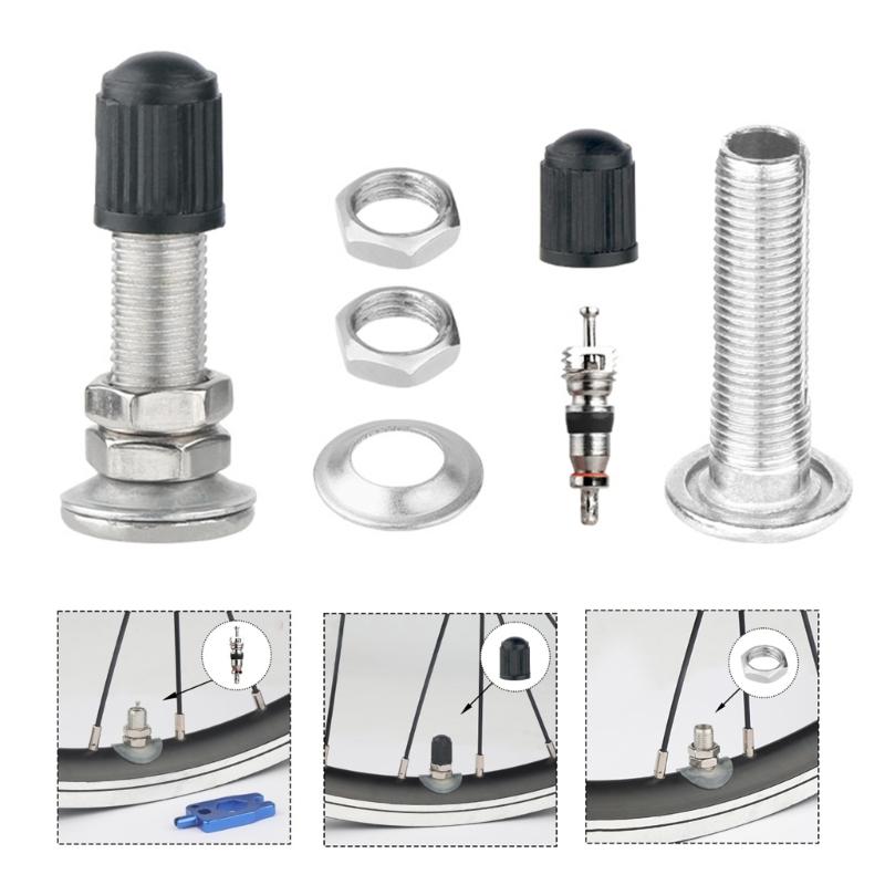 Aluminum Alloys Valves Adapter Alloys Valves Connectors Bicycles Valves Adaptors for Emergencies Repairs