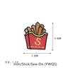 10 Pcs Stick Iron Food Embroidery Patches Embroidered Clothing Hat Bag Shoe Repair Material Phone Gift Box Decor DIY Accessory