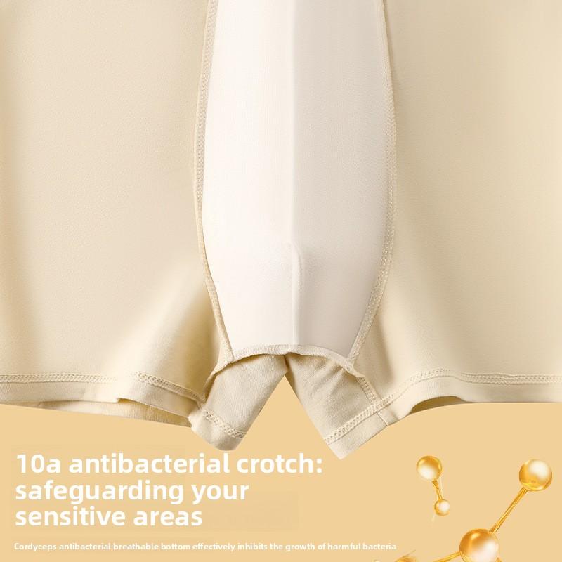 Men's Spring and Autumn New 10A Antibacterial Health Massage Negative Ion Briefs
