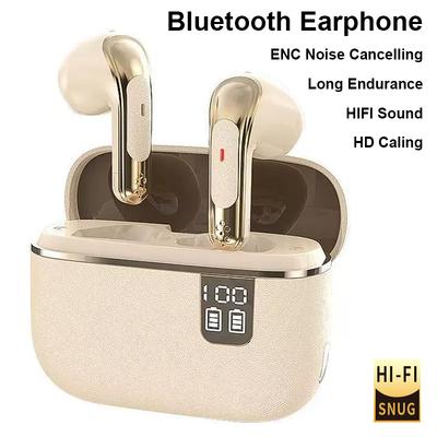 For Bluetooth Headphone Wireless Headset Quality HiFi Stereo Earphone ENC-calling Noise Reduction Earbuds