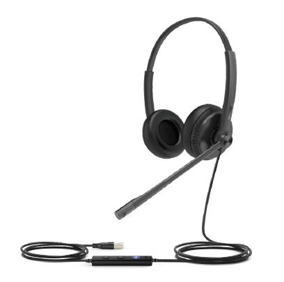 Yealink Uh34 Wired Office Headphones Black