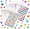 Diy Decoration 5 Sizes Small Stars Kids Reward Sparkly Holographic Stickers Glitter Foil Stickers For Behavior Reward Chart
