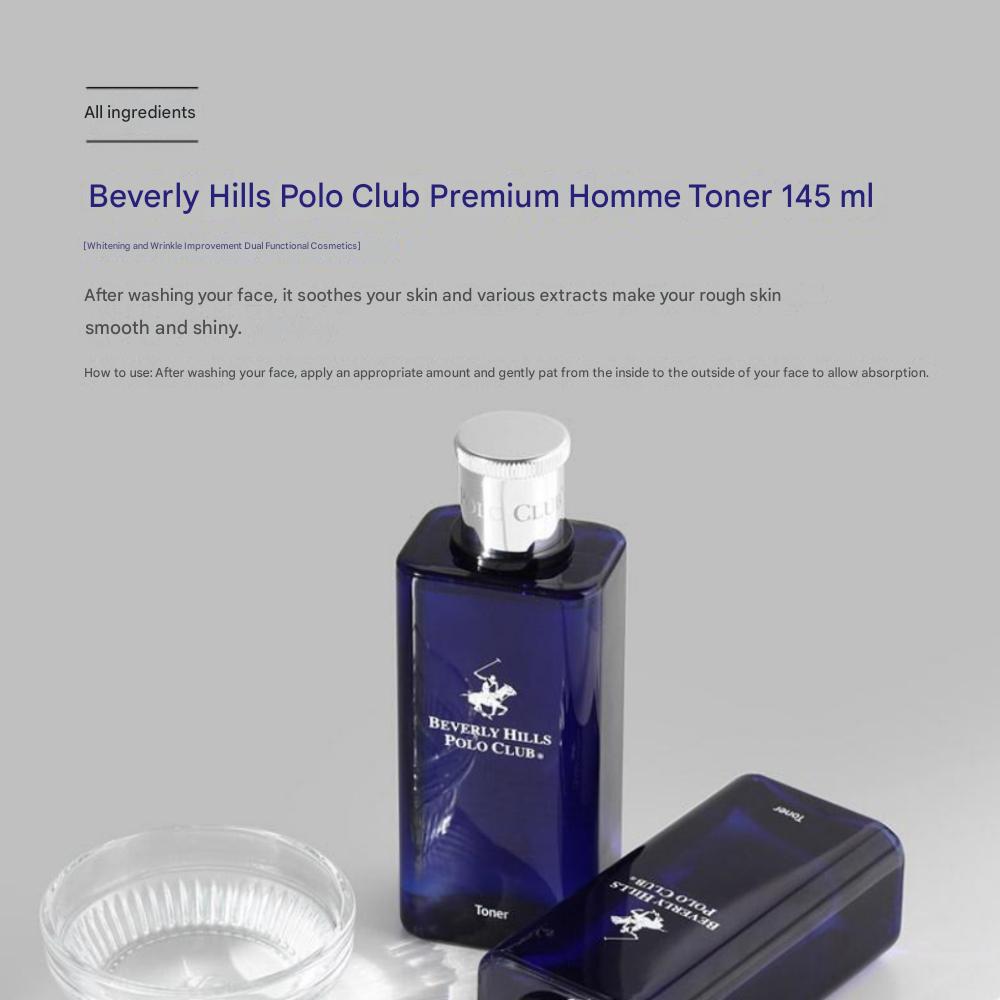 [Gift For Man] Beverly Hills Polo Club Premium Homme Skin 2 + Lotion 1 Set Men's Basic Cosmetics