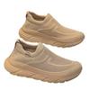 Men's Shoes Summer 2025 New Fly-woven Mesh Breathable Sports Casual Height Increase Men's One-pedal Lazy Socks Shoes