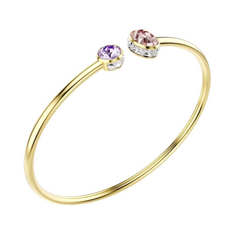 Swarovski Chroma Simple and Exquisite Crystal Bracelet Women s Gold 5738475
