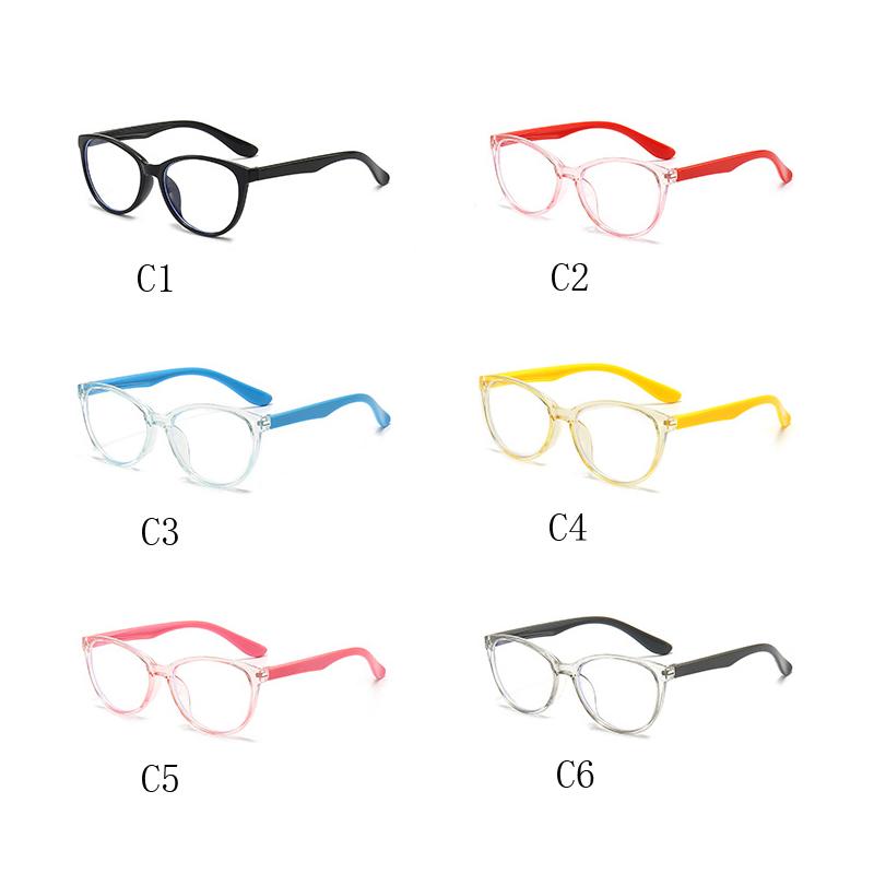 Anti-Blue Light Glasses Exquisite Round Children Eyewear Luxury Kid Eyeglasses Blue Light Blocking Boy Girl Computer Eyeglas