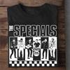Retro Zespół The Specials Angielska Muzyka Prezent Dla Fana Czarny Wszystkie Rozmiary Koszulka AR231 Koszulka Unisex