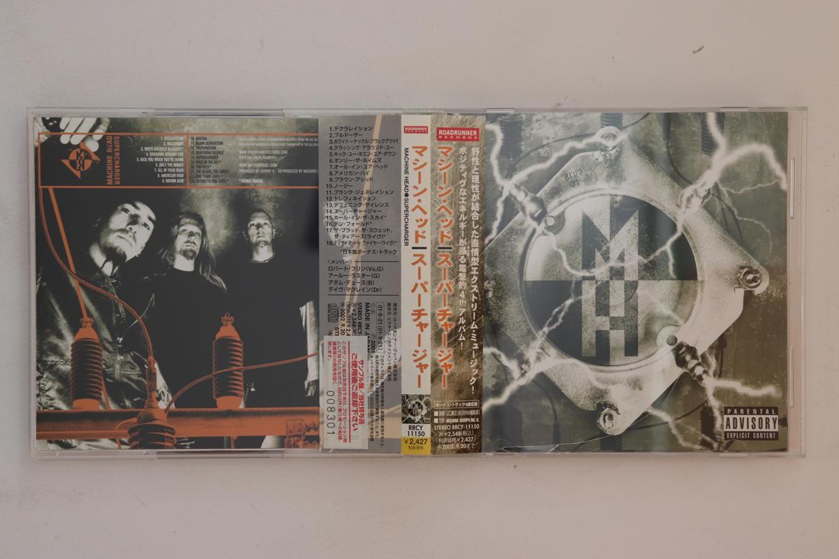 

CD MACHINE HEAD - Supercharger RRCY11150PROMO ROADRUNNER 2001 Япония Оби Металл Б/у
