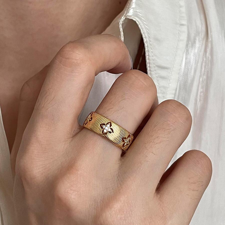 

Geometric Design Elegant Adjustable Ring For Women In Stylish 2024 Fashion J6016