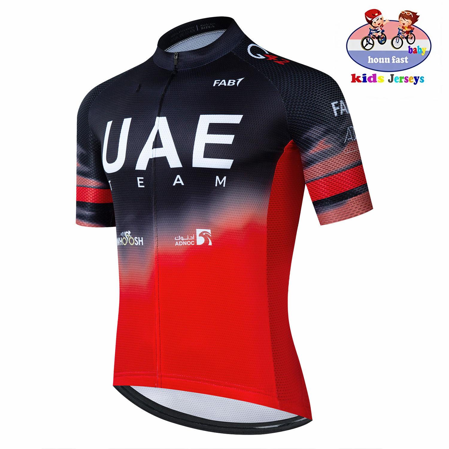 2026 TeamSummer Breathable Cycling Jersey Boy Girls Cycling Clothing Children Road Bike Suit Maillot Colutte S
