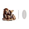 Animal Statue Tabletop Ornament with Display Base Shatterproof Acrylic Animal Figurine for Home Office Desk Decoration