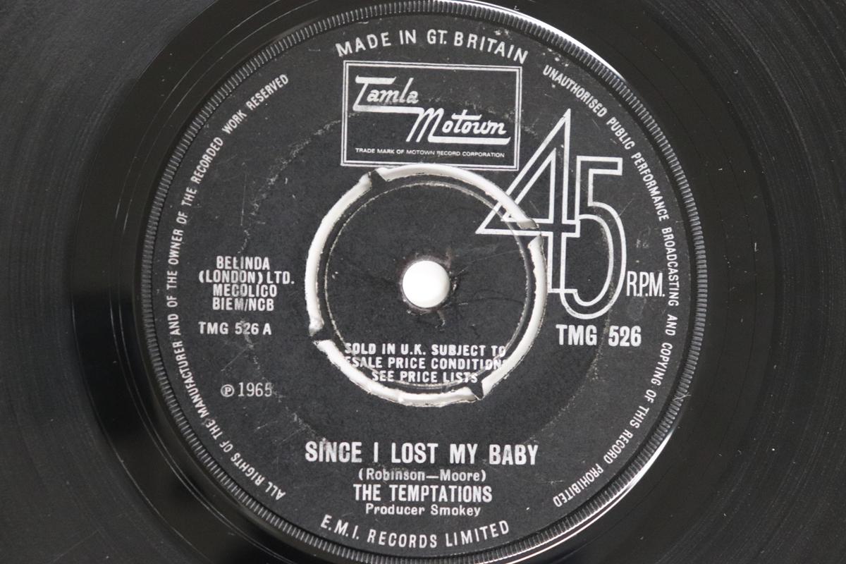 

7inch Record TEMPTATIONS - Since I Lost My Baby / You ve Got T TMG526 TAMLA MOTOWN 1965 UK Soul/Funk Used