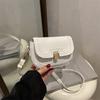 Retro Underarm Single Shoulder Bag Texture Korean Style Trendy Crossbody Small Square Bag