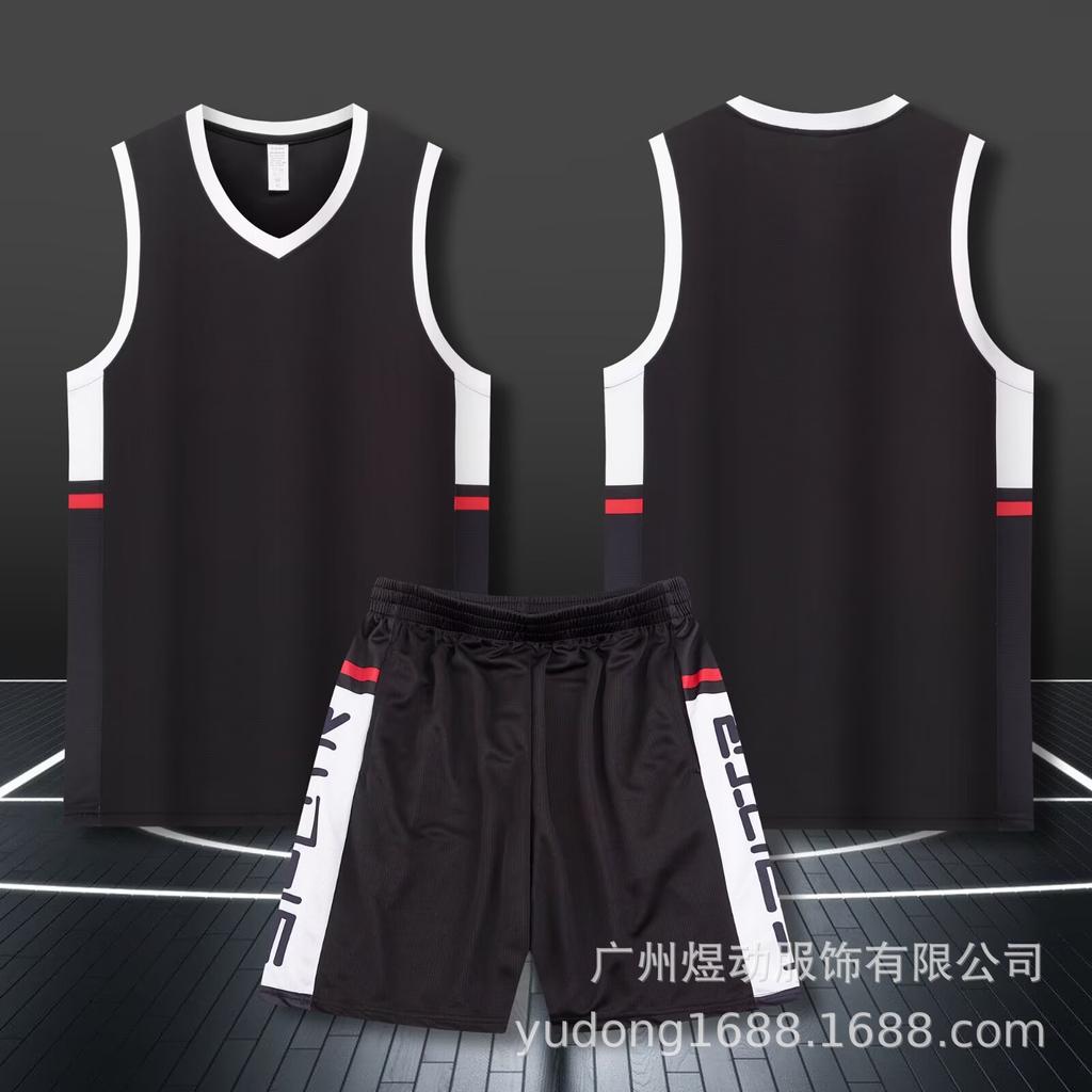 Wholesale Basketball Jersey Set Customized Children's Adult Jersey Student Sweat-absorbing Breathable Training Vest Quick-drying Basketball Jersey