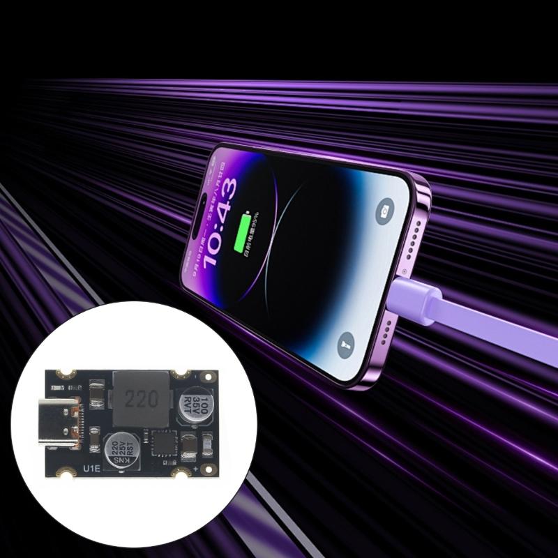 65W USB C Fast Charging Module Supporting Multiple Quick Charging Protocols For Various Devices Electronic Applications