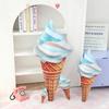 3D Simulation Eis Plüschtier Stofftier Essen Snack Kissen Kissen Süße Waffel Kawaii Raumdekoration Geburtstagsgeschenk für Kinder