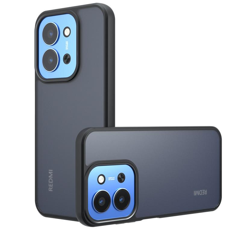 For Xiaomi Poco C85 Case Xiaomi Poco C85 Cover Bumper Luxury Matte PC + TPU Shockproof Protective Phone Cover Xiaomi Poco C85