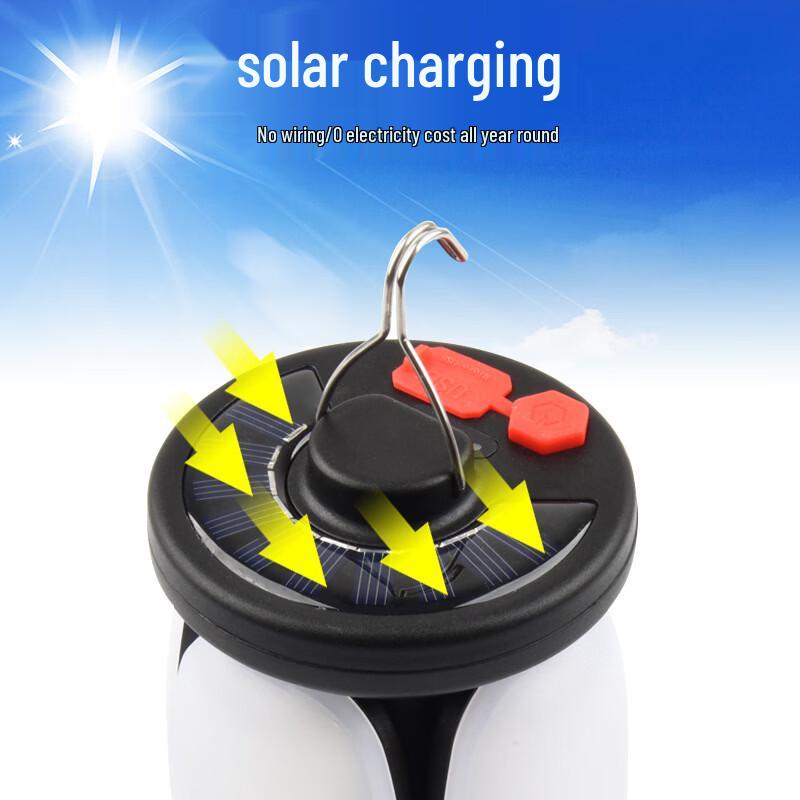 Foldable Solar Camping Lantern with Power Bank