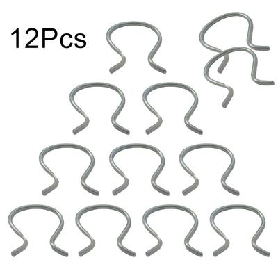 12PCS Car Winder Handle Clips Door Handle Crank Retainer Horseshoe Clip Set For Chevrolet -Pontiac Replacement Accessories