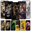 Phone Case For Xiaomi Mi 15 14 14T 13T 12T Pro 12 13 11 Lite 5G 11T X6 X5 Pro Soft TPU Cover Art Animal Tiger