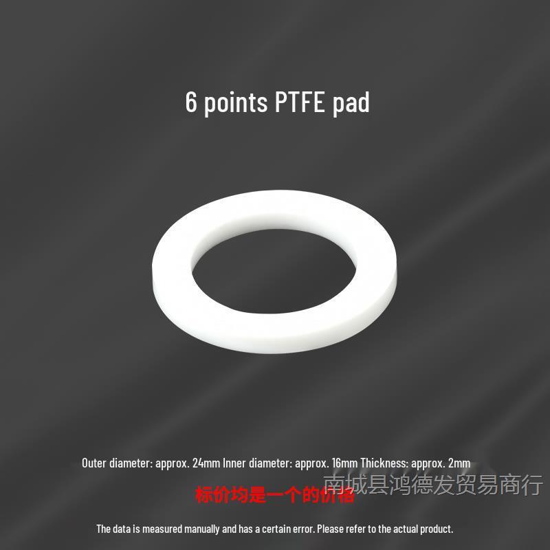 Corrugated Tube and Gas Pipe Sealing Gasket: PTFE, Silicone, Nitrile Rubber Rings, Teflon; High-Temperature Resistant.