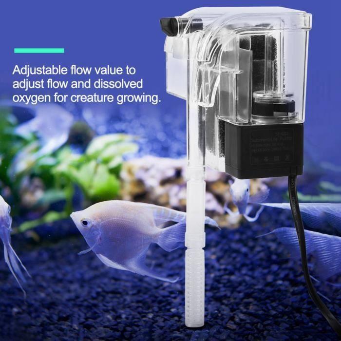 Filtre - Filtre externe pour aquarium - Débit 250L/H - Moteur Économie d'Énergie - Acrylique