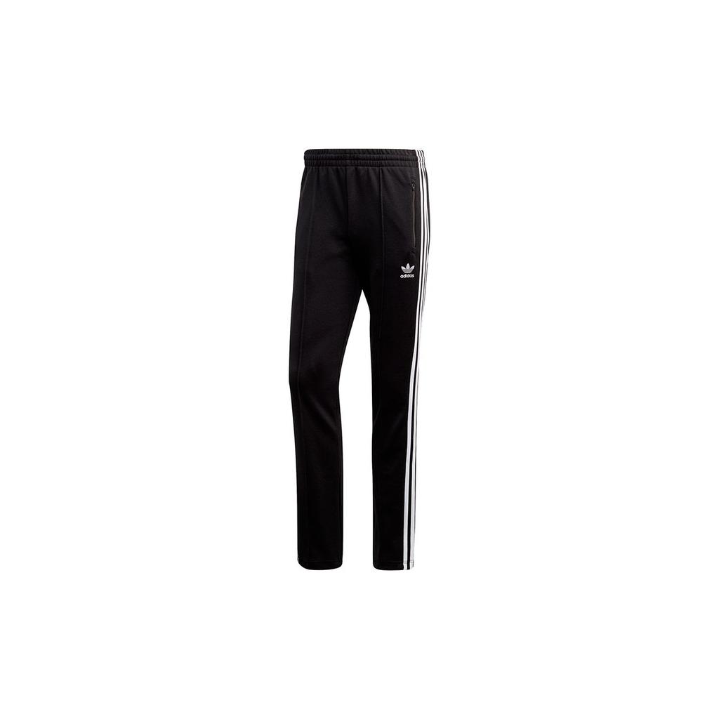 Adidas Originals Three-Stripe Casual Running Sports Long Pants Men Bottoms Black GJ6745