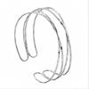 4/6pcs Bangle Jewelry Arm Bracelet Geometric Upper Arm Bracelet Adjustable Cuff Bracelet  Women