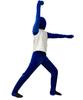 [Milky Time] Pictogram Cosplay Halloween Costume, Adult Full Body Tights, 4-Piece Set, Pict-san (L)