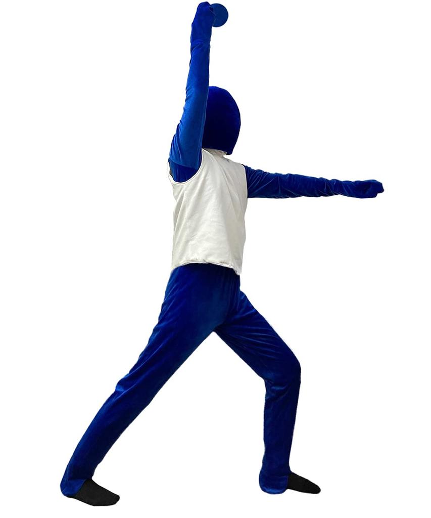 [Milky Time] Pictogram Cosplay Halloween Costume, Adult Full Body Tights, 4-Piece Set, Pict-san (L)