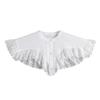 Elegant Shirt Detachable Collar for Womens Fake Collar Shawl Shoulder Wraps False Collar Female Lace Up Small Cape Shawl