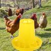 Yousheng Convenient Chicken Feed Bucket Easy Use PE Strong Toughness Portable Poultry Feeder for Garden