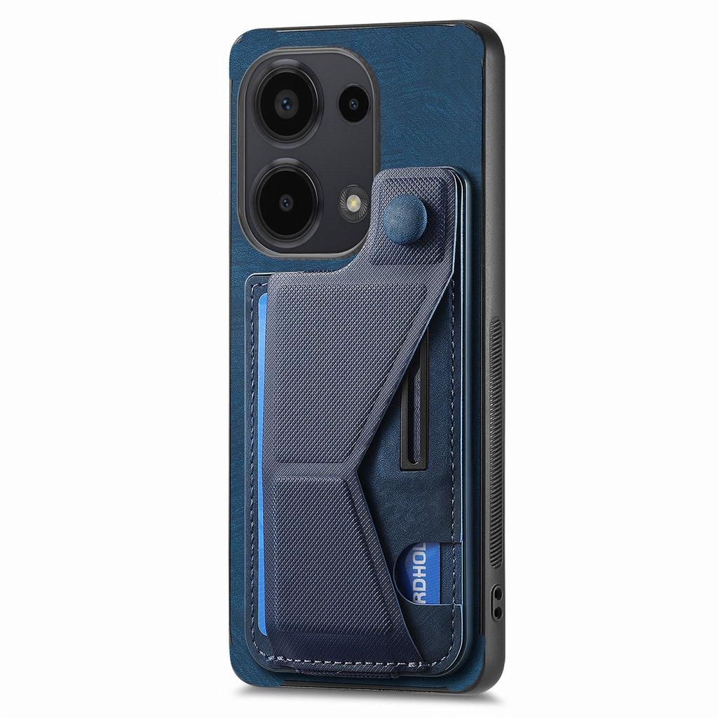 Kickstand Cards Solt Wallet Leather Case For Xiaomi Redmi Note 13 Pro 12 11 10 POCO X6 X5 13T 13C Stand Magnetic Retro Bag Cover