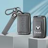 Car Remote Key Cover Case For Great Wall Gwm Wey Tank 300 500 Tank300 Tank500 Zinc Alloy Leather Shell Protector Accessories